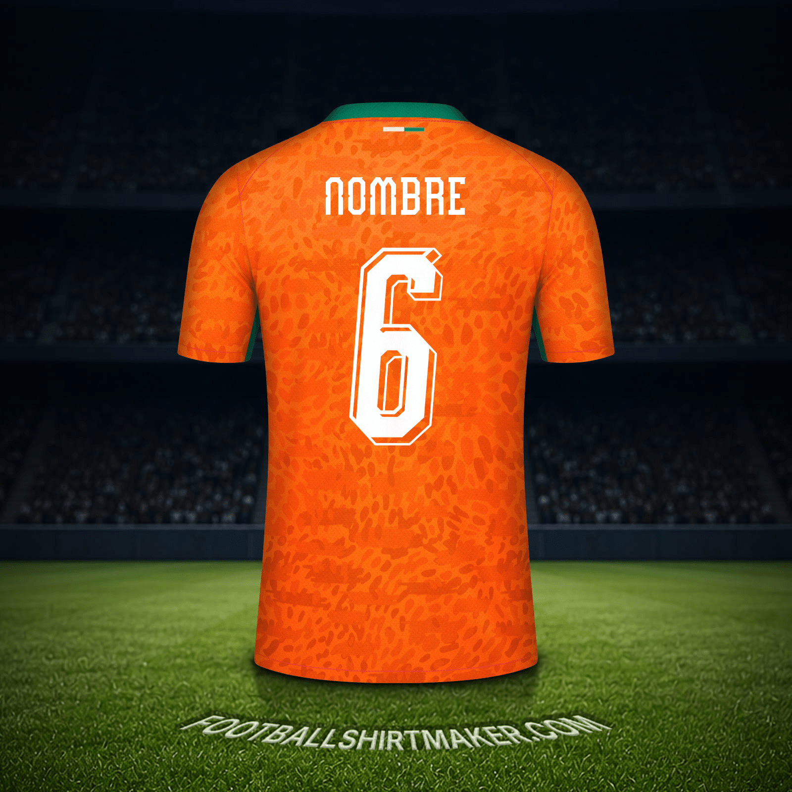 Camiseta Costa de Marfil Mundial 2026 -  nombre - 6