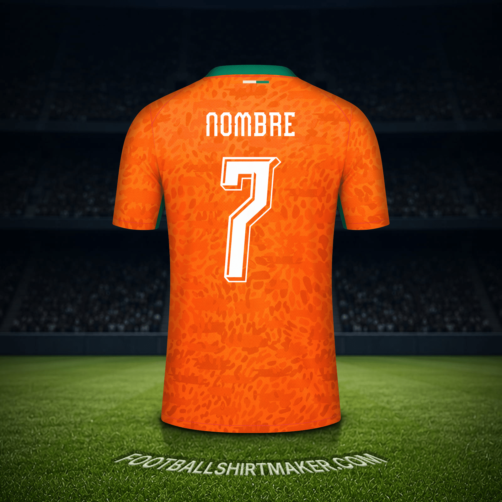 Jersey Costa de Marfil Mundial 2026 -  nombre - 7