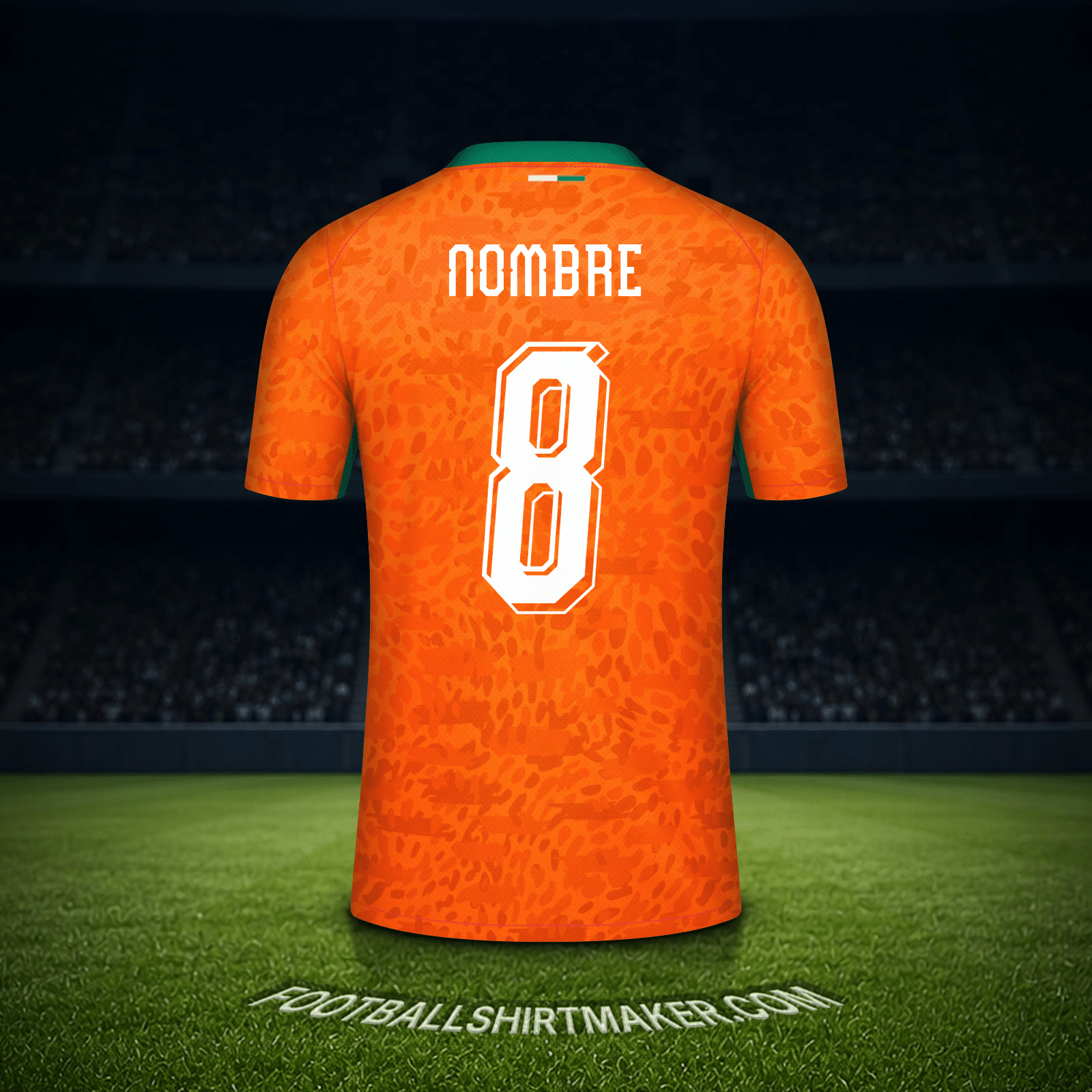 Jersey Costa de Marfil Mundial 2026 -  nombre - 8