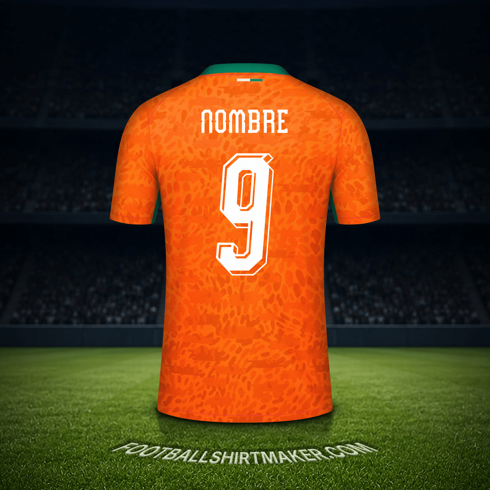 Jersey Costa de Marfil Mundial 2026 -  nombre - 9