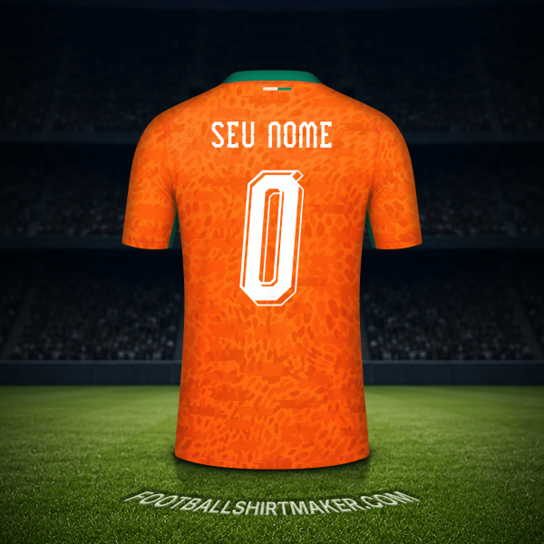 Camisa Costa do Marfim Copa do Mundo 2026 -  seu nome - 0