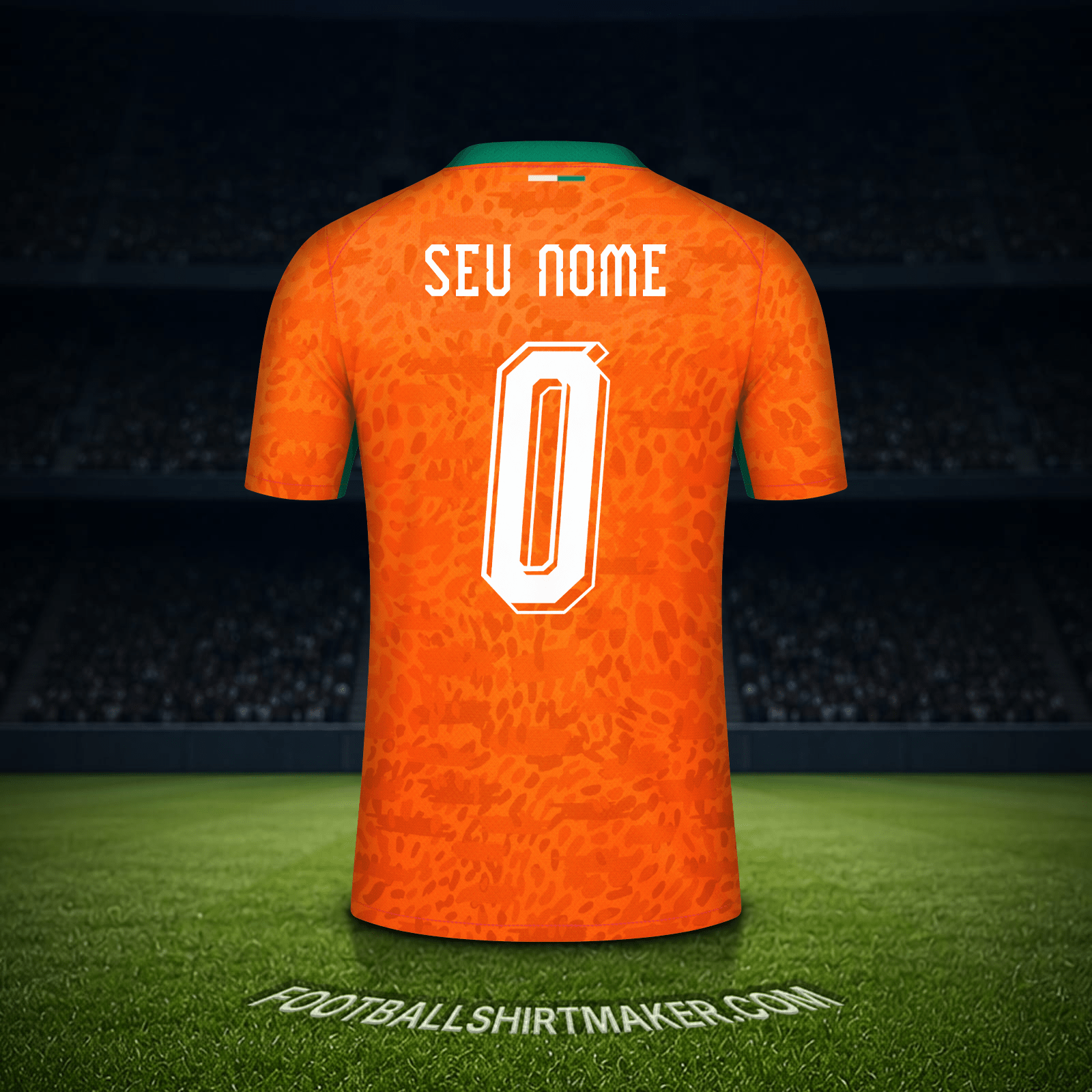 Camisa Costa do Marfim Copa do Mundo 2026 -  seu nome - 0