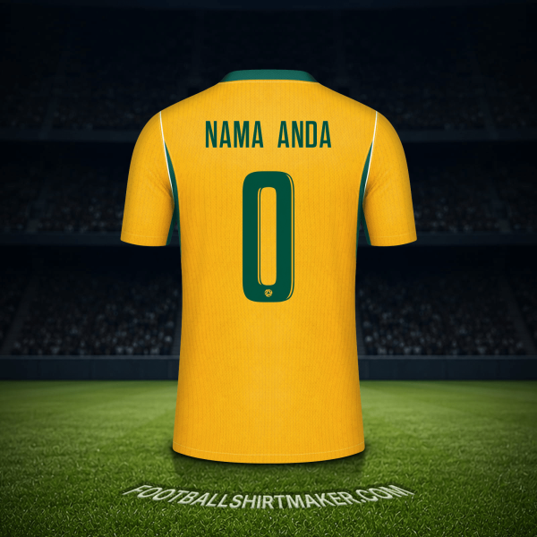 Jersey Australia Piala Dunia 2026 -  nama anda - 0