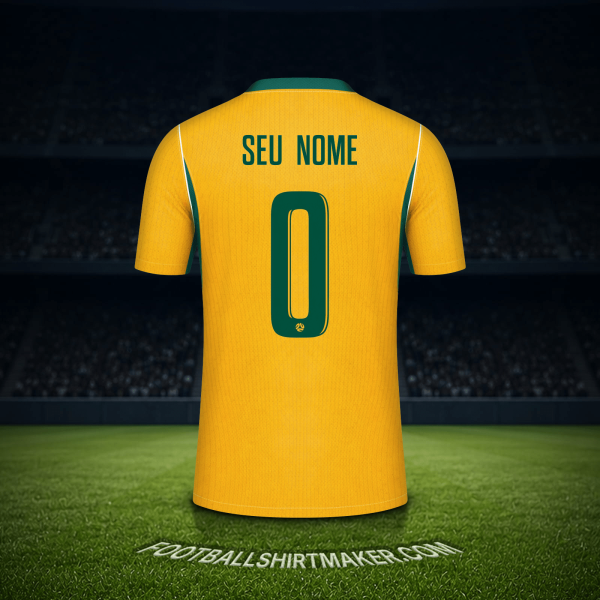 Camisa Austrália Copa do Mundo 2026 -  seu nome - 0