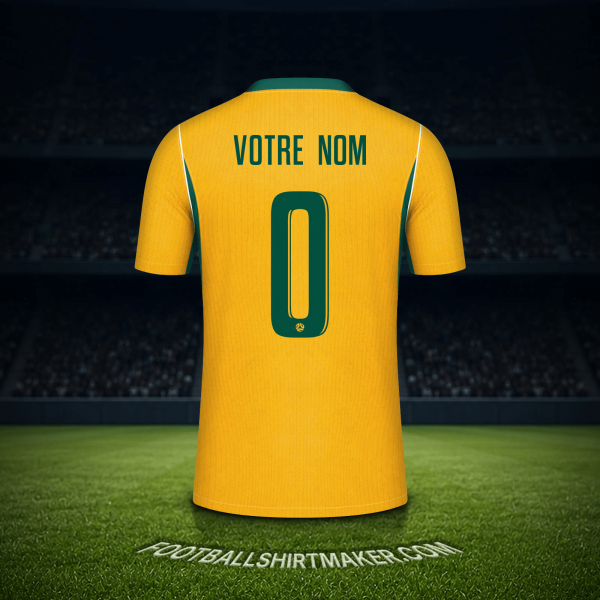 Maillot Australie Coupe du monde 2026 -  votre nom - 0