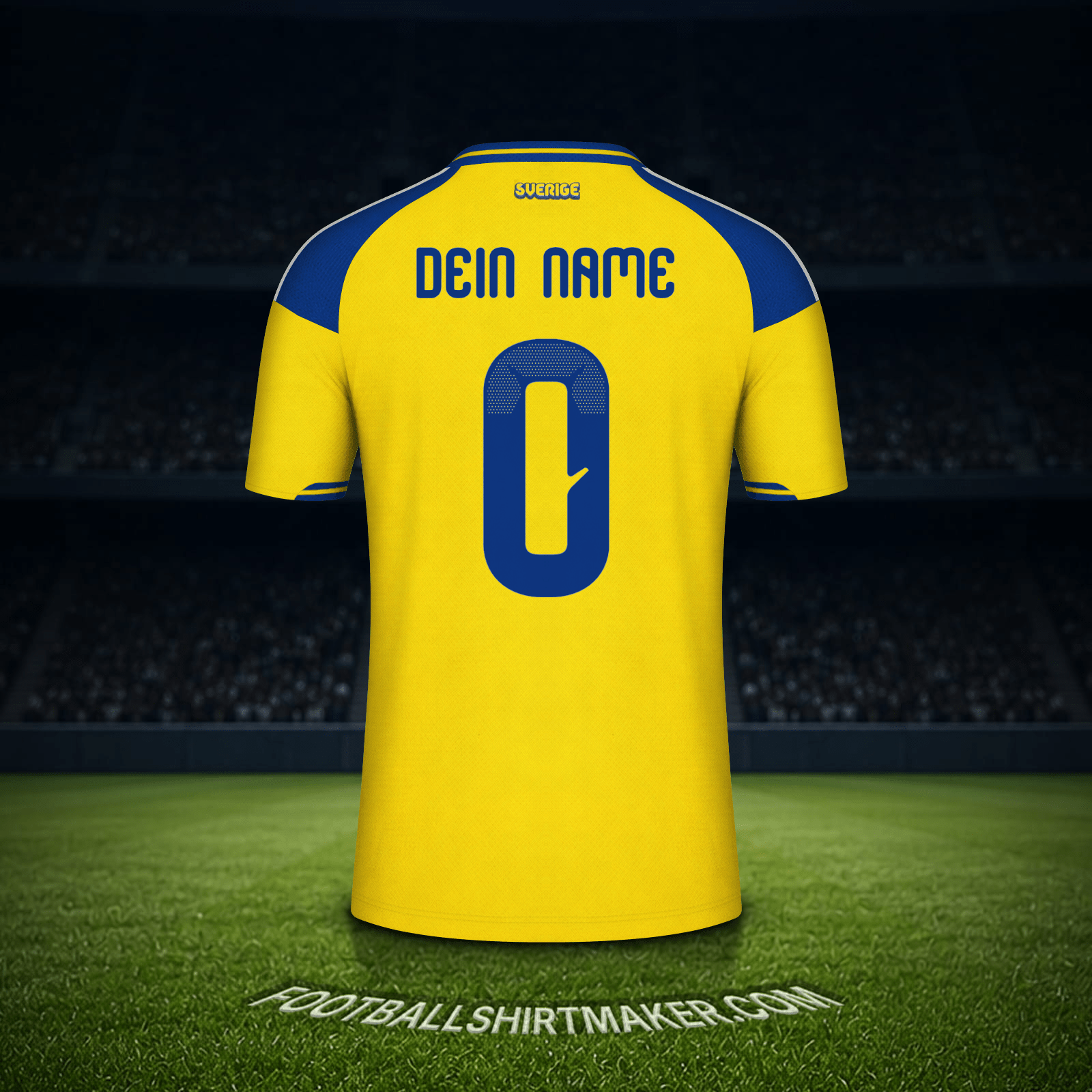 Trikot Schweden Weltmeisterschaft 2026 -  dein name - 0