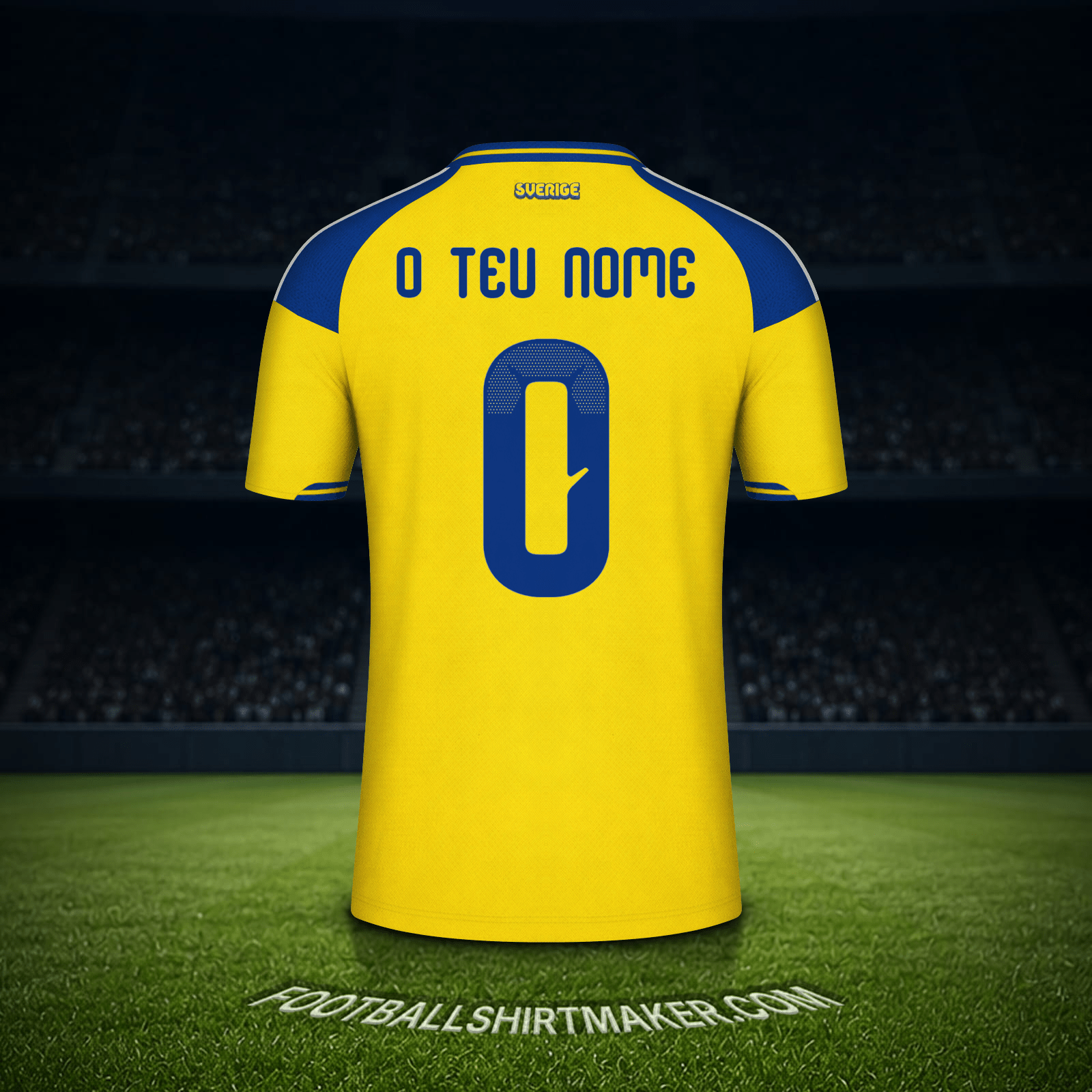Camisola Suécia Copa do Mundo 2026 -  o teu nome - 0