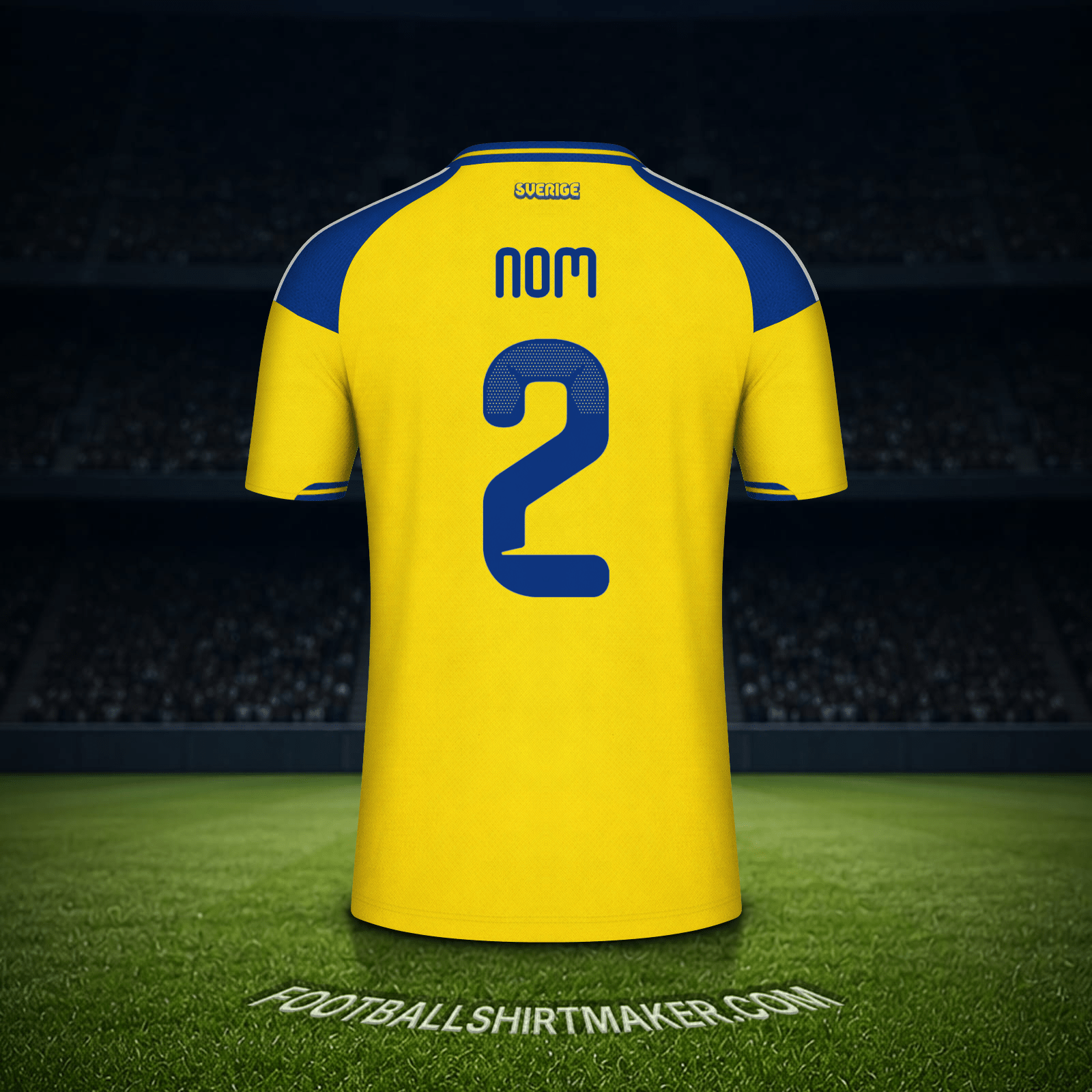 Maillot Suède Coupe du monde 2026 -  nom - 2