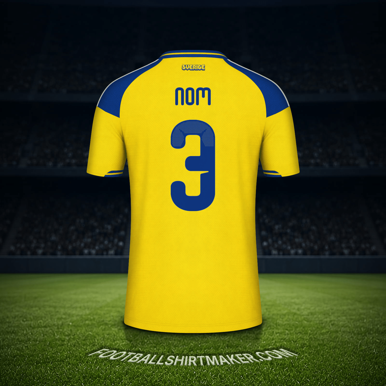 Maillot Suède Coupe du monde 2026 -  nom - 3