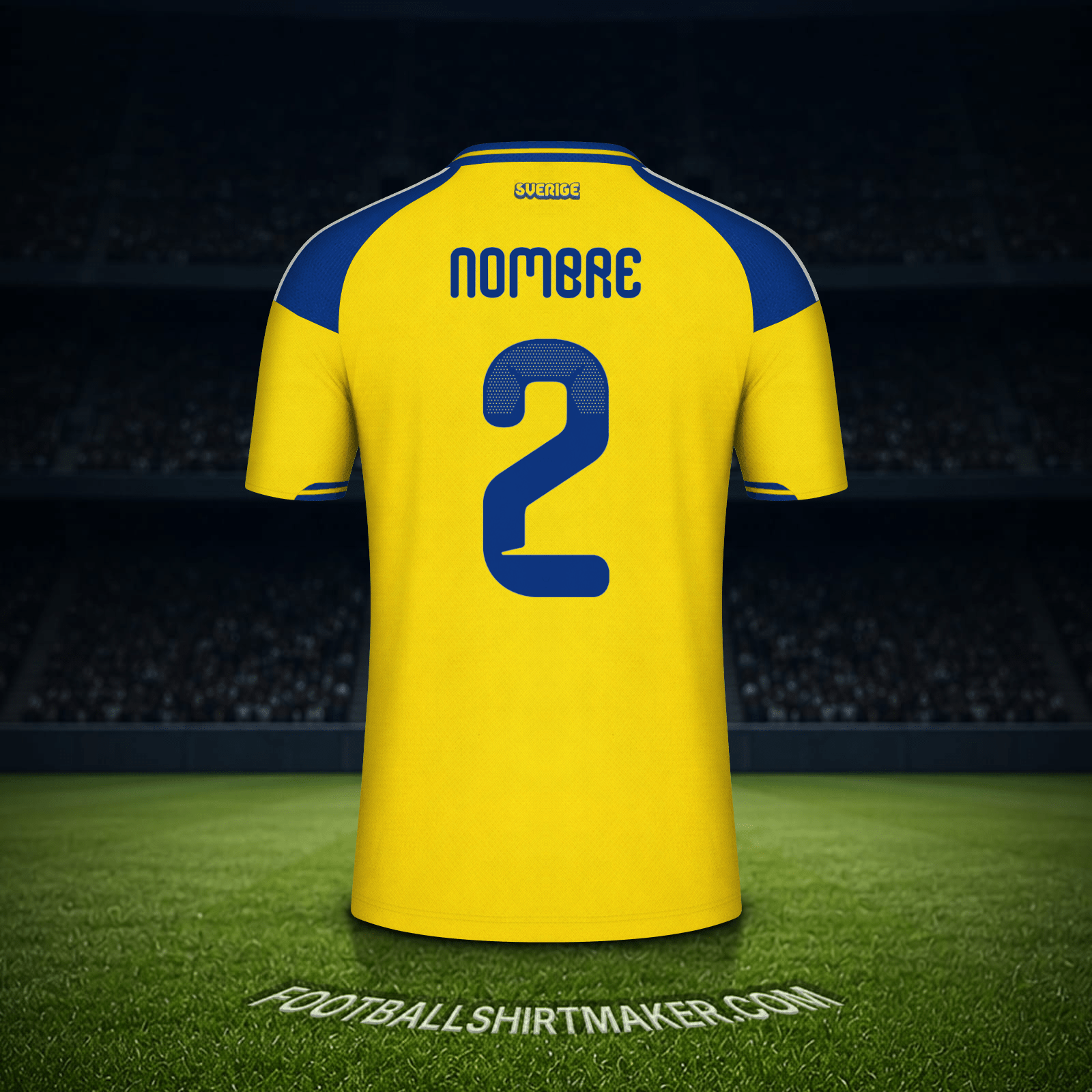 Jersey Suecia Mundial 2026 -  nombre - 2