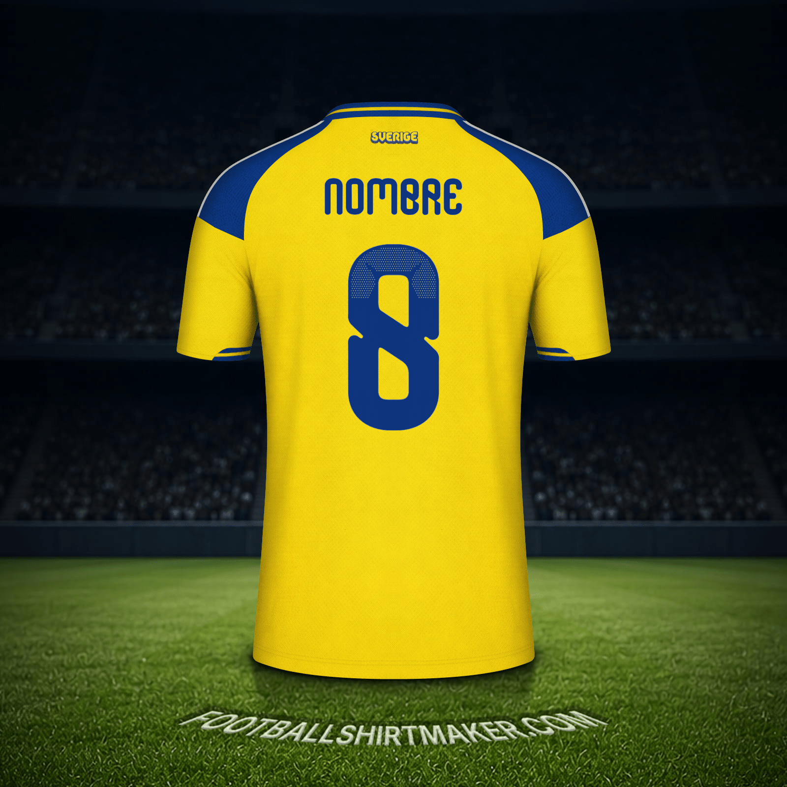 Jersey Suecia Mundial 2026 -  nombre - 8