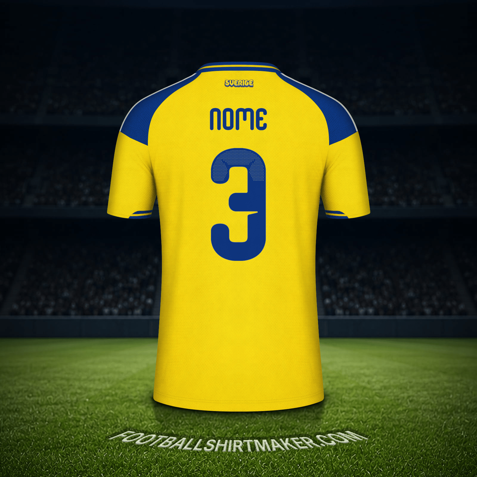 Maglia Svezia Mondiali 2026 -  nome - 3