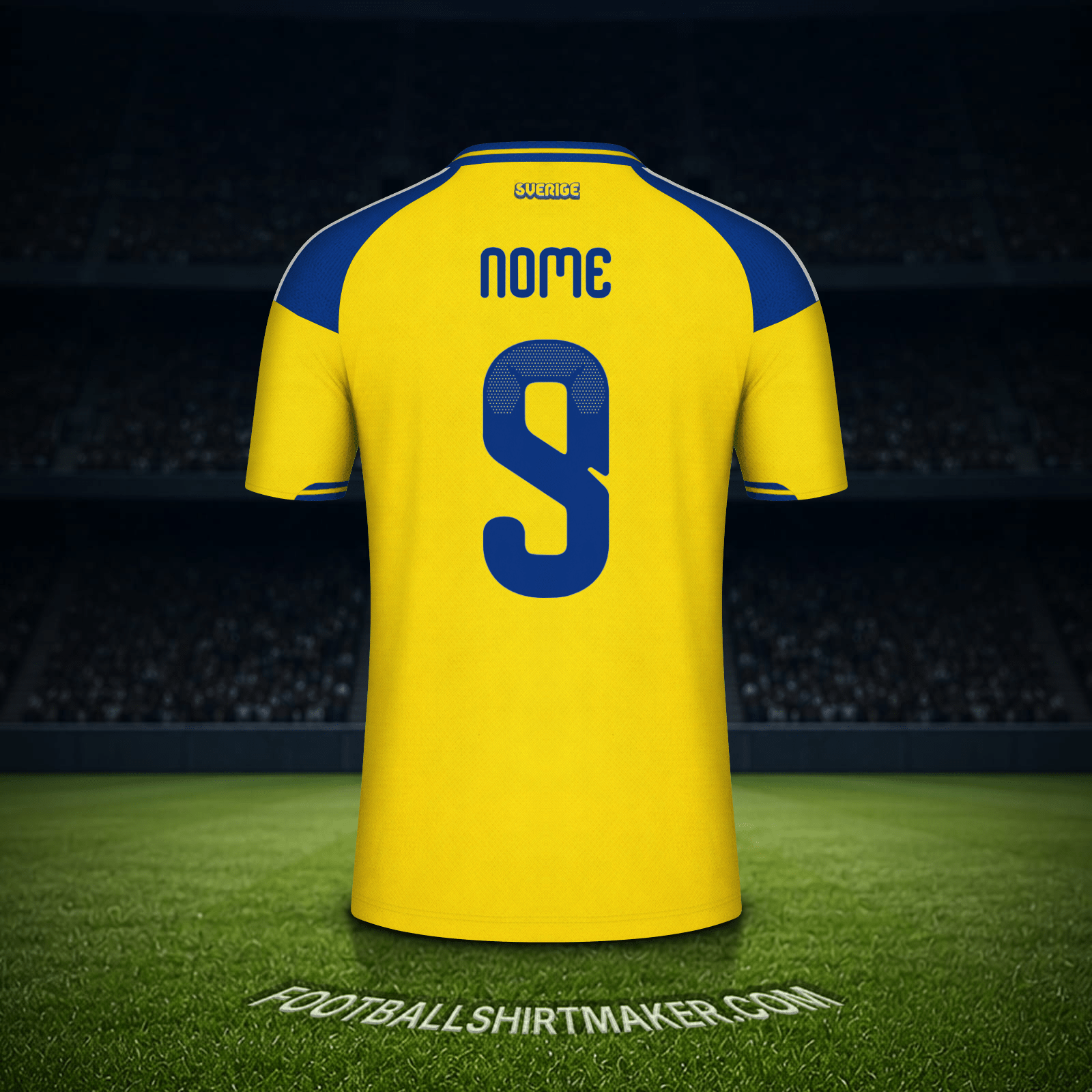 Maglia Svezia Mondiali 2026 -  nome - 9