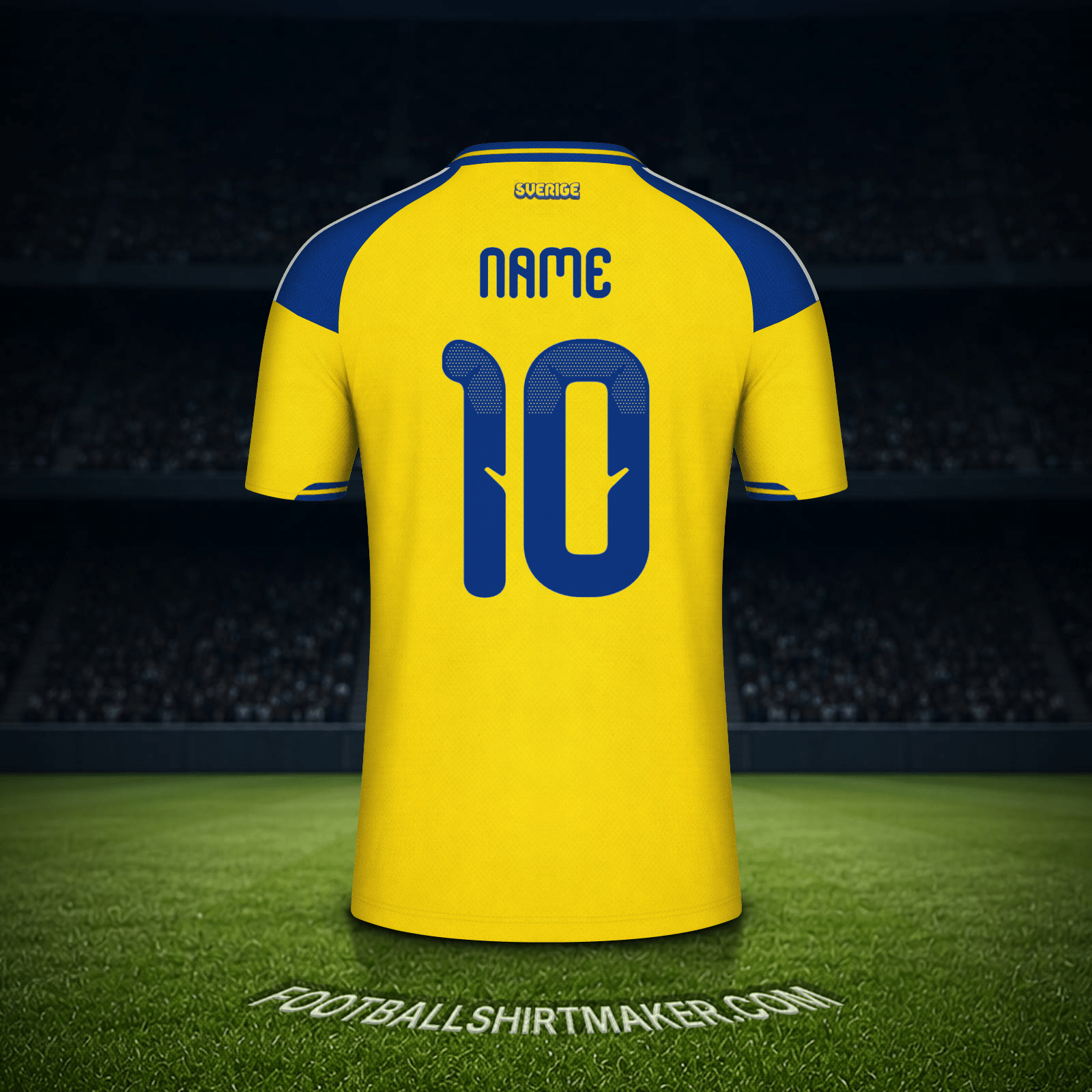 Jersey Sweden World Cup 2026 -  name - 10
