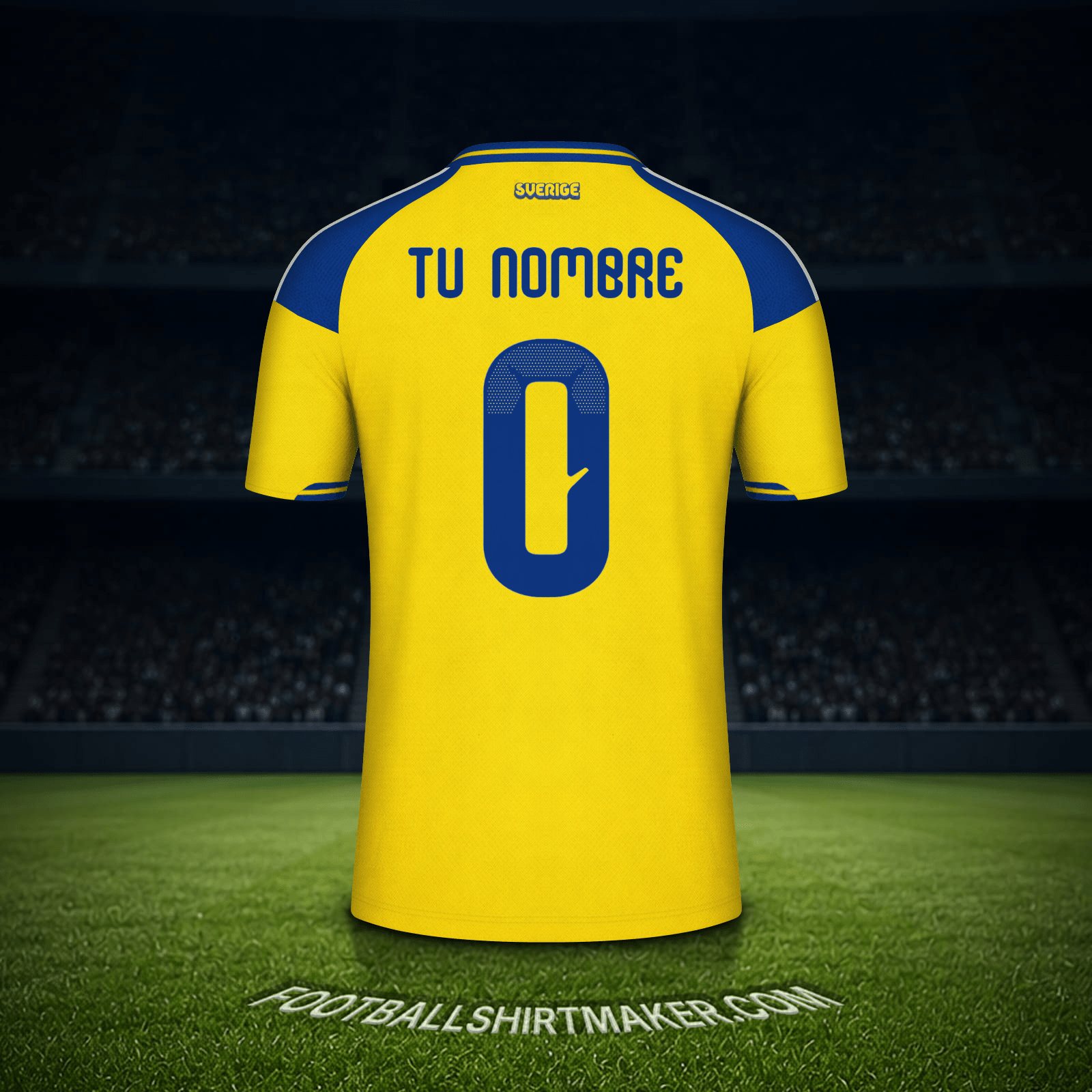 Jersey Suecia Mundial 2026 -  tu nombre - 0