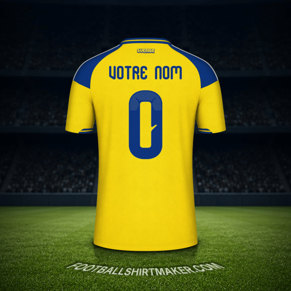 Maillot Suède Coupe du monde 2026 -  votre nom - 0