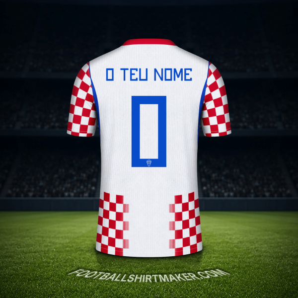 Camisola Croácia Copa do Mundo 2026 -  o teu nome - 0