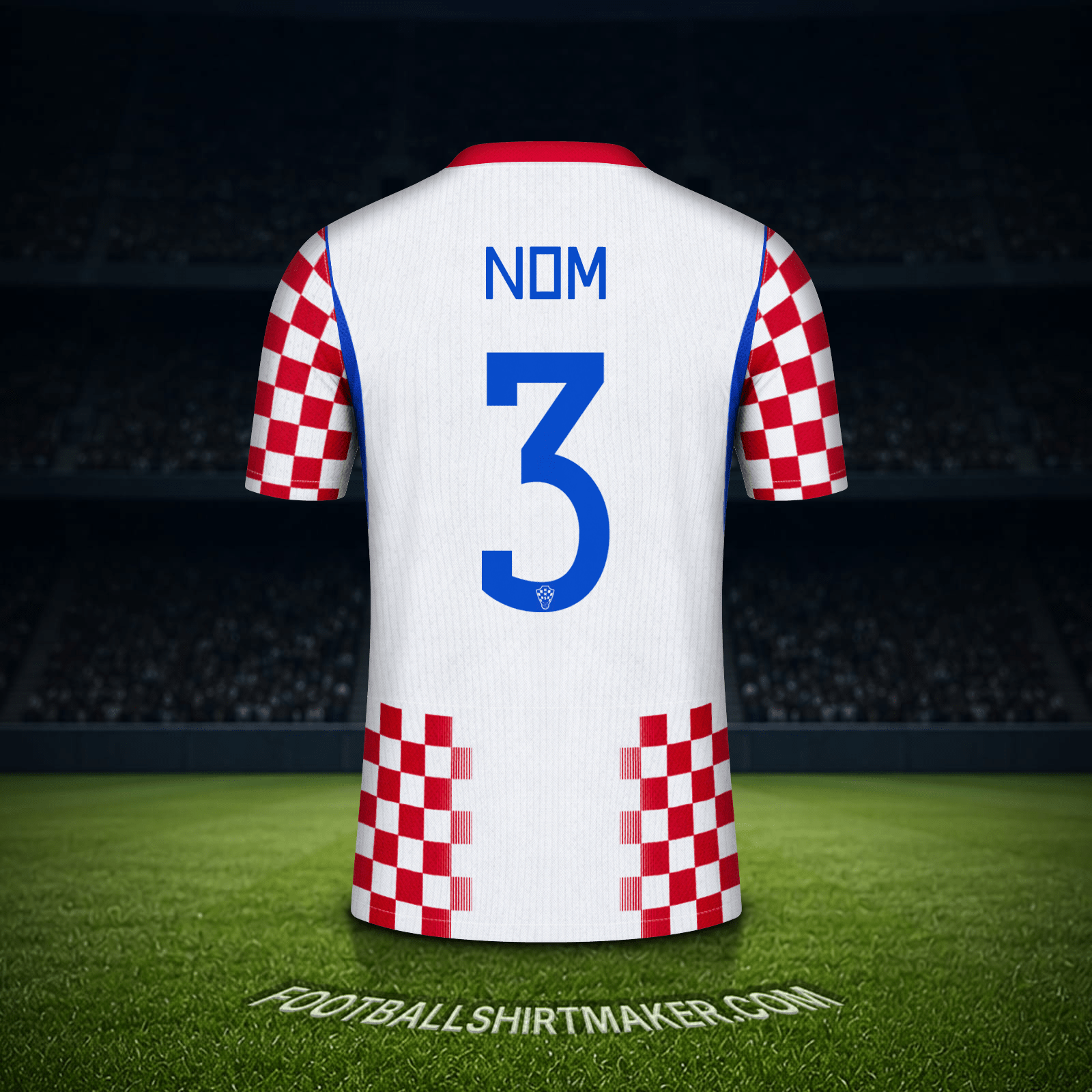 Maillot Croatie Coupe du monde 2026 -  nom - 3