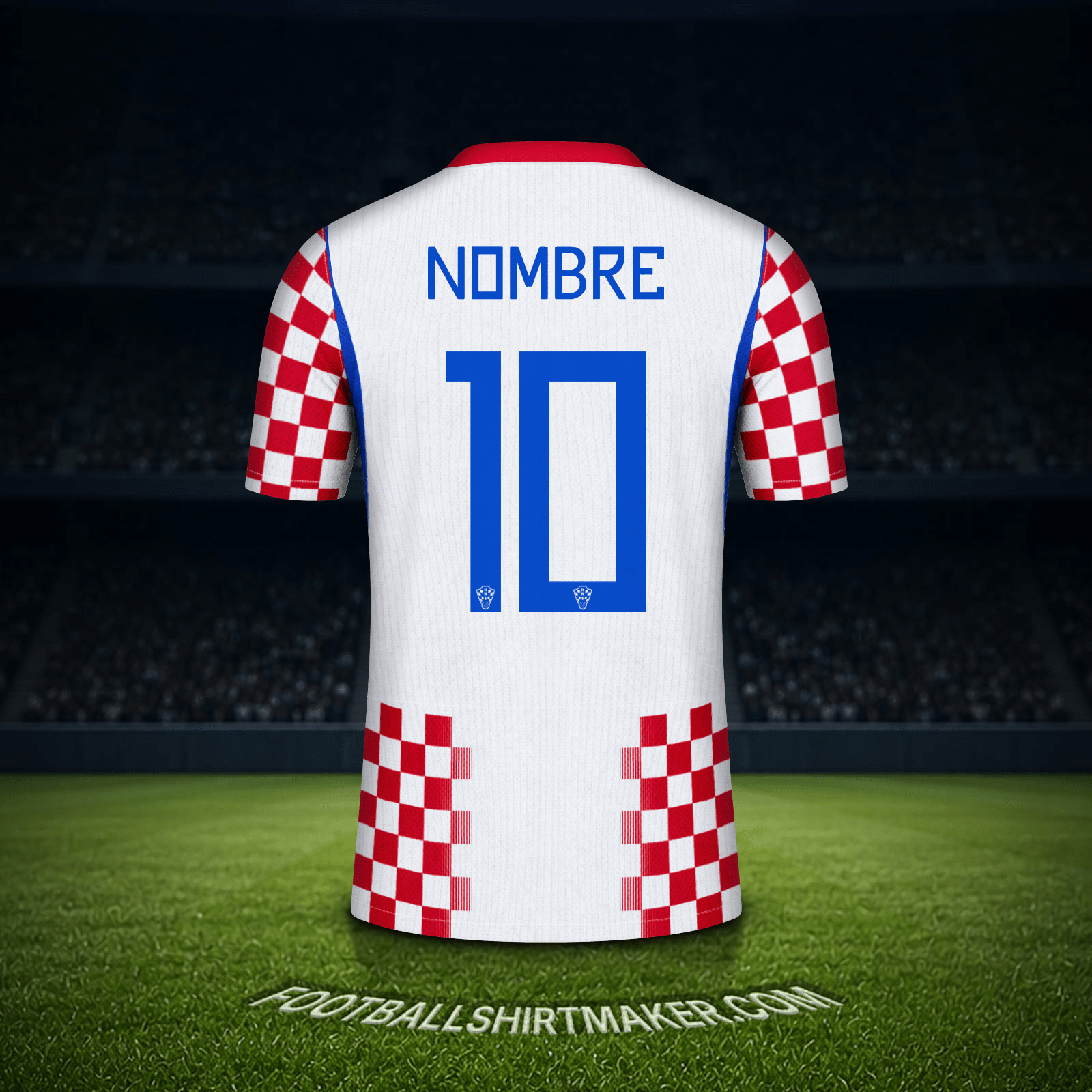 Camiseta Croacia Mundial 2026 -  nombre - 10