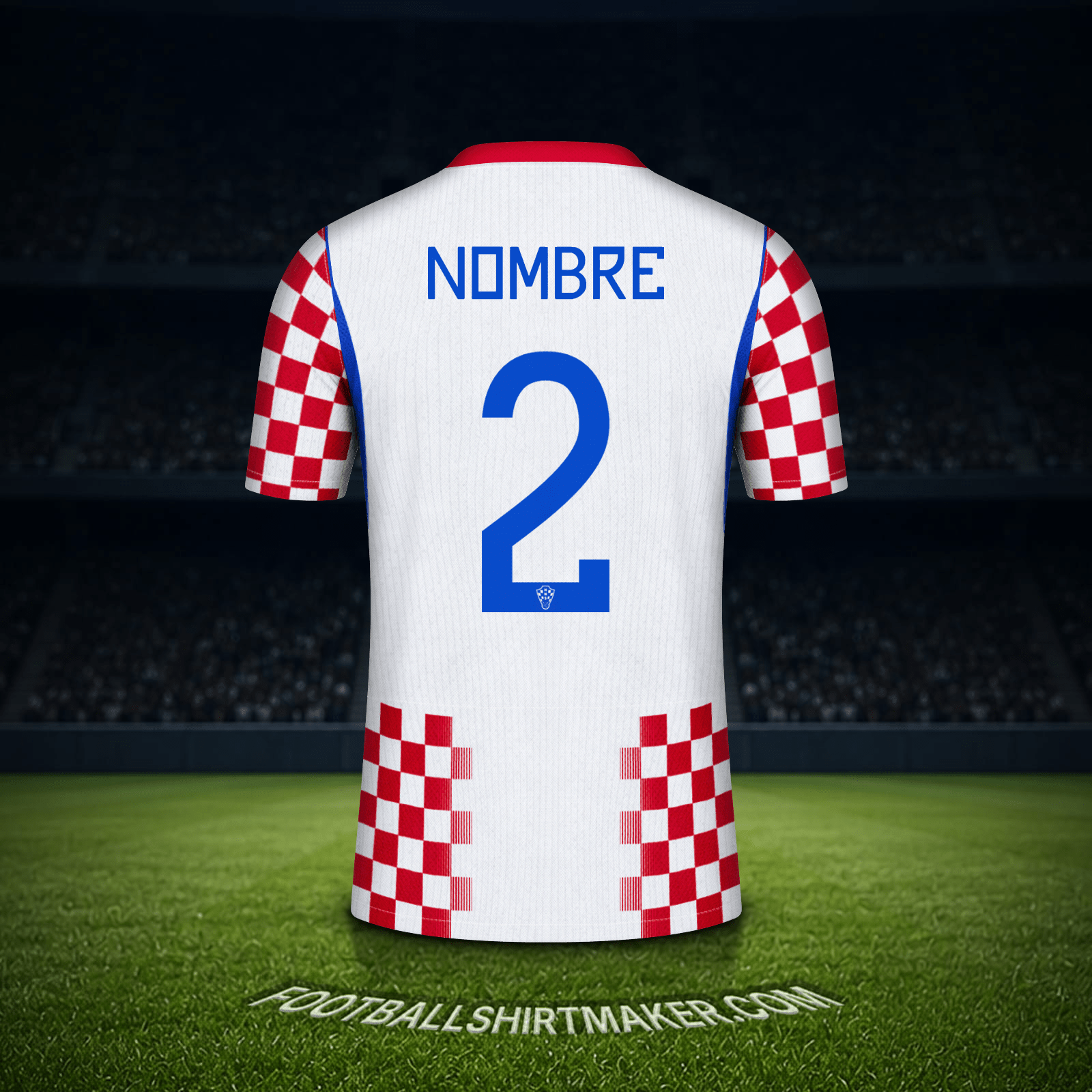 Camiseta Croacia Mundial 2026 -  nombre - 2