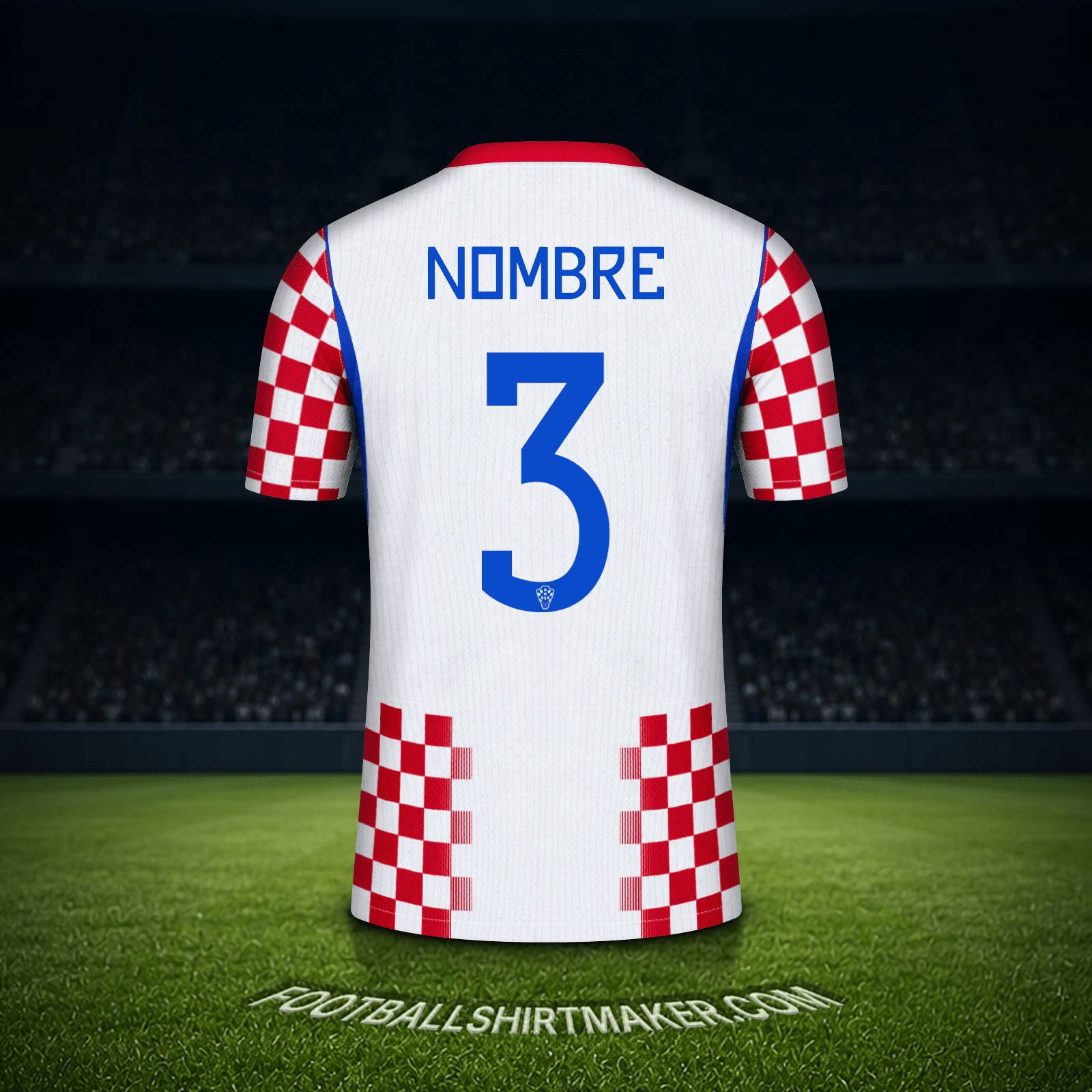 Jersey Croacia Mundial 2026 -  nombre - 3