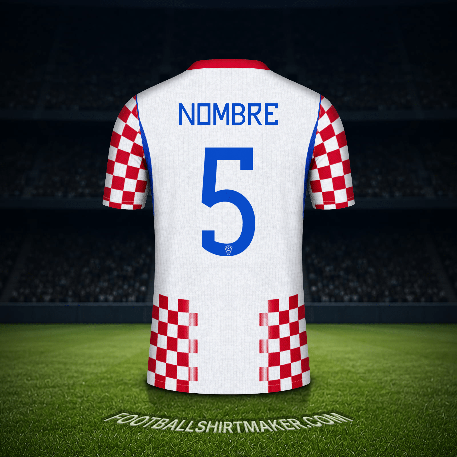 Camiseta Croacia Mundial 2026 -  nombre - 5