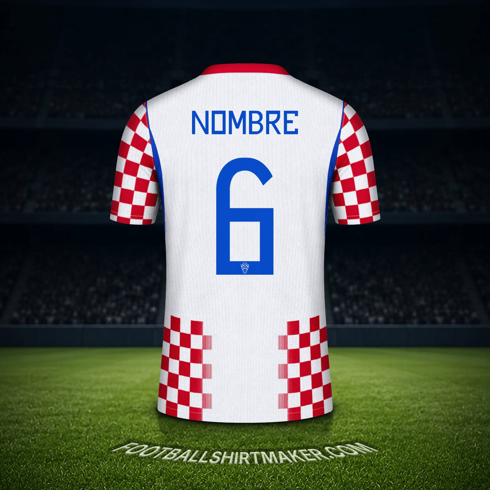 Camiseta Croacia Mundial 2026 -  nombre - 6