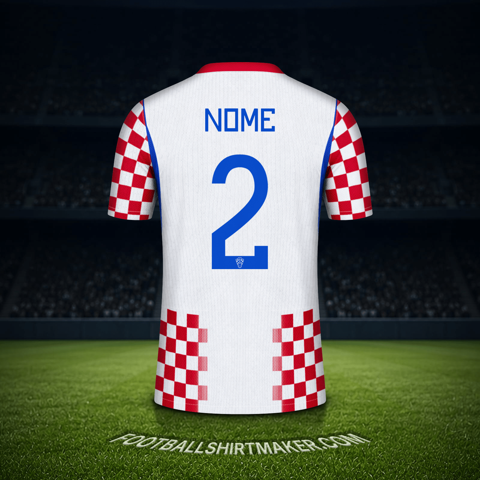 Camisa Croácia Copa do Mundo 2026 -  nome - 2