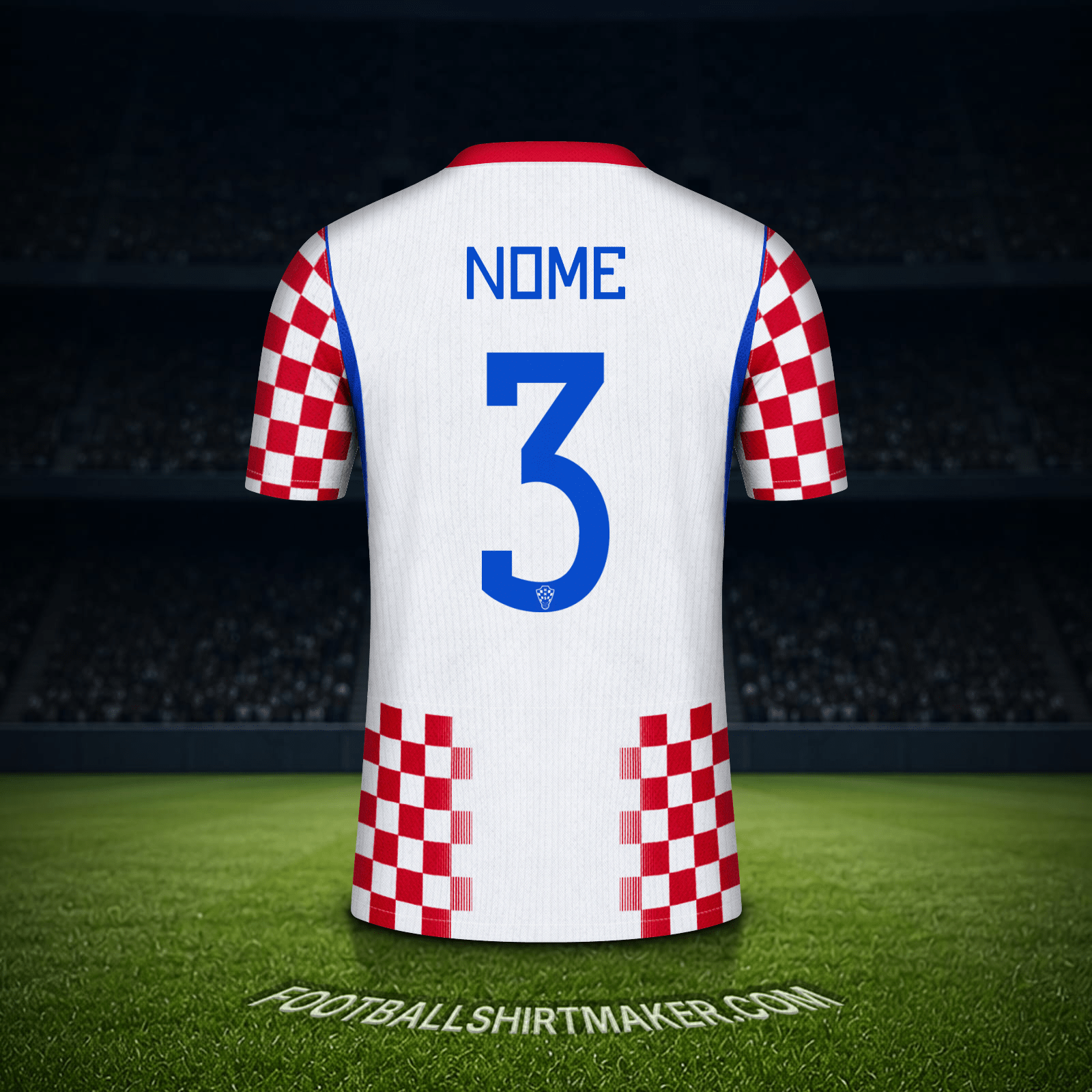 Camisa Croácia Copa do Mundo 2026 -  nome - 3