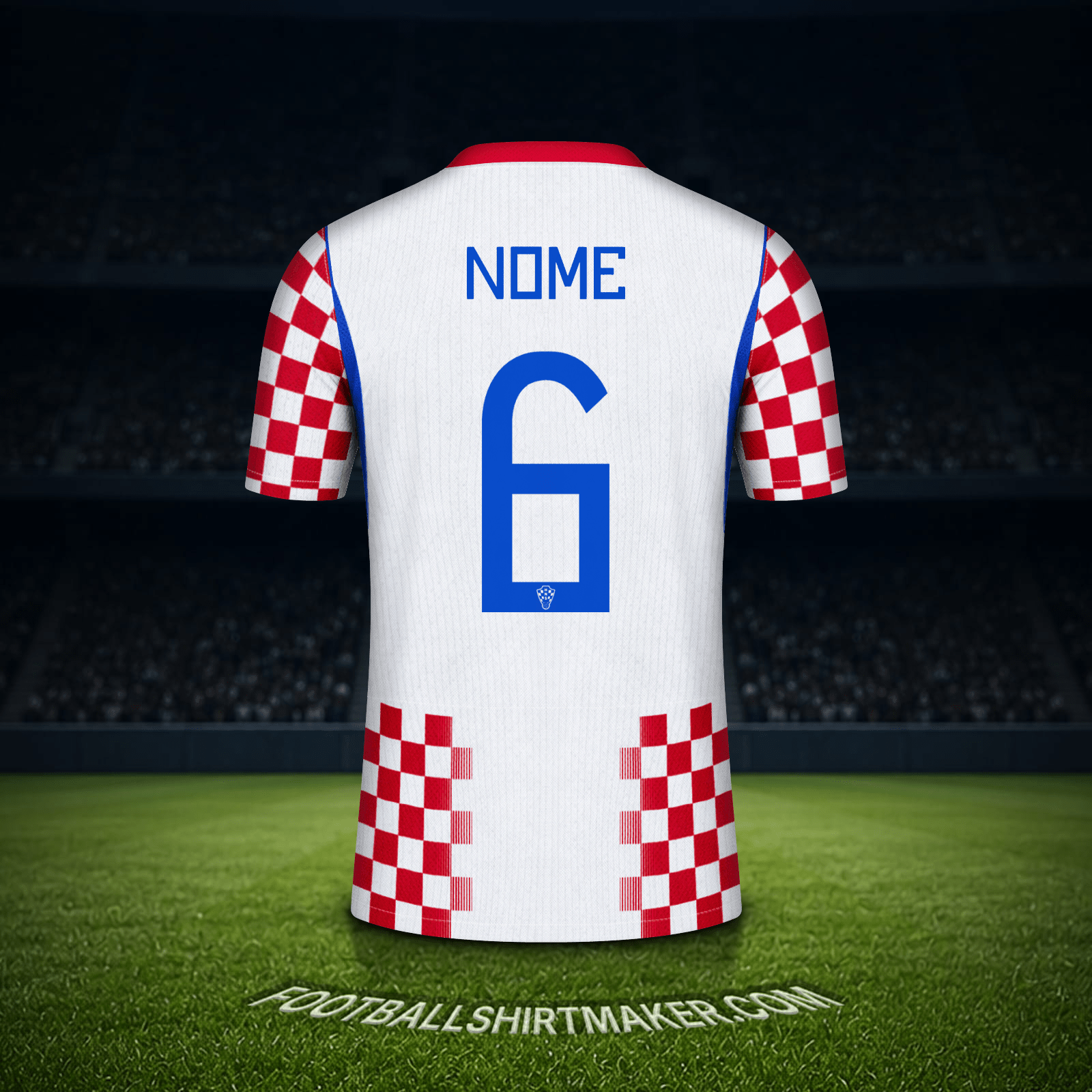 Camisola Croácia Copa do Mundo 2026 -  nome - 6
