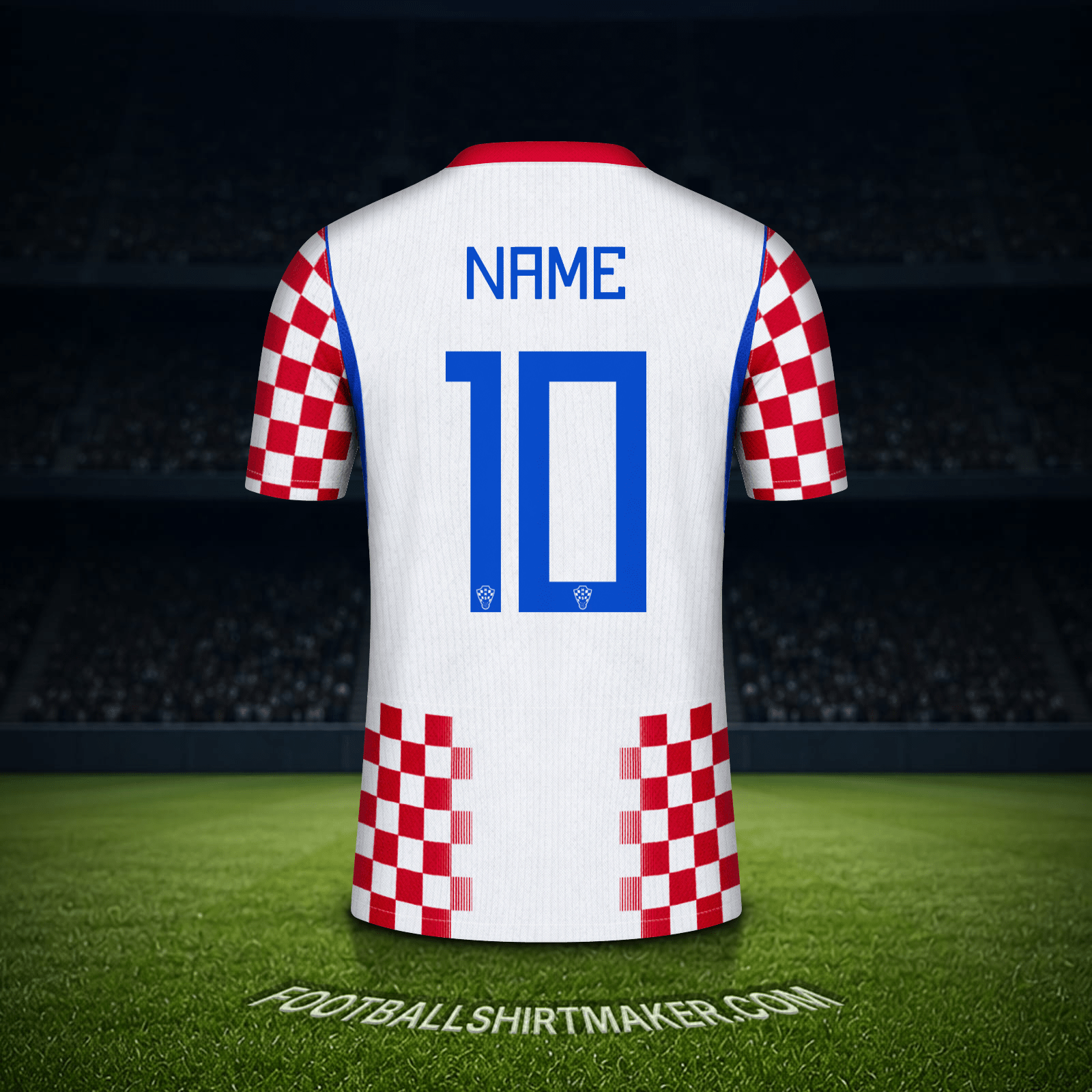 Trikot Kroatien Weltmeisterschaft 2026 -  name - 10
