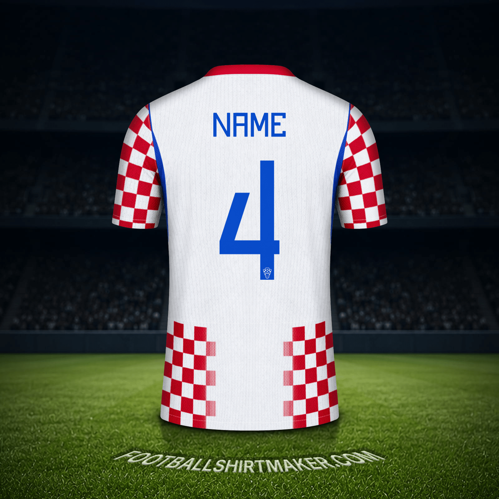 Trikot Kroatien Weltmeisterschaft 2026 -  name - 4