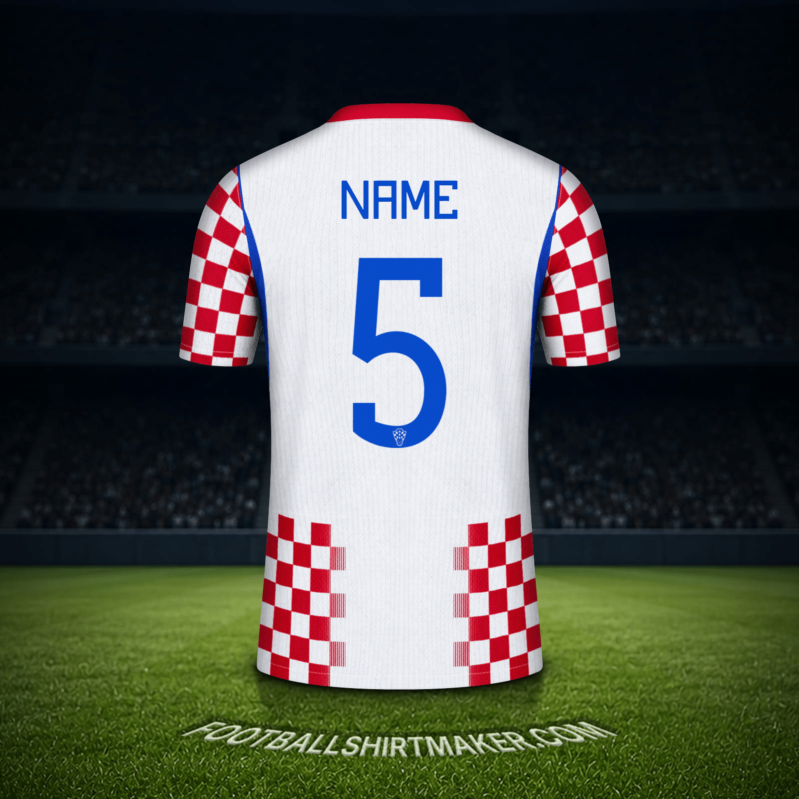 Trikot Kroatien Weltmeisterschaft 2026 -  name - 5