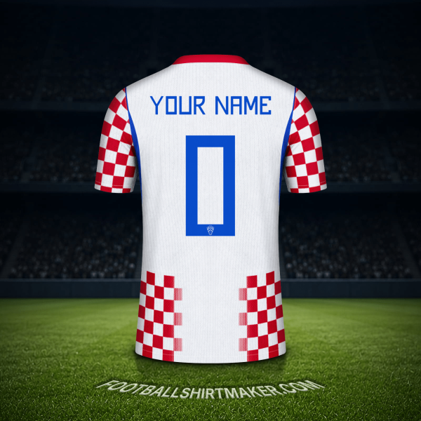 Jersey Croatia World Cup 2026 -  your name - 0