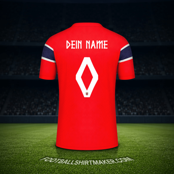Trikot Norwegen Weltmeisterschaft 2026 -  dein name - 0
