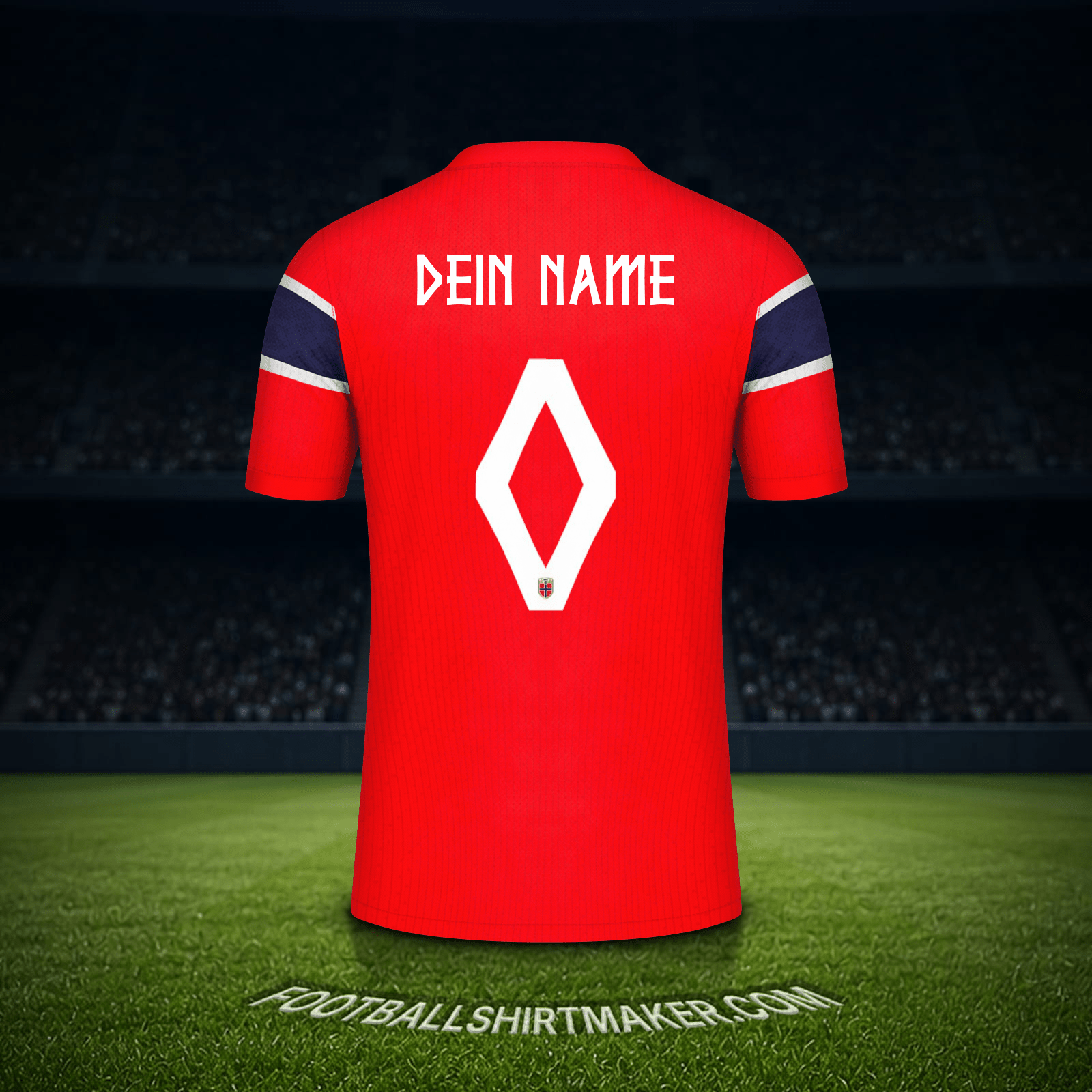 Trikot Norwegen Weltmeisterschaft 2026 -  dein name - 0
