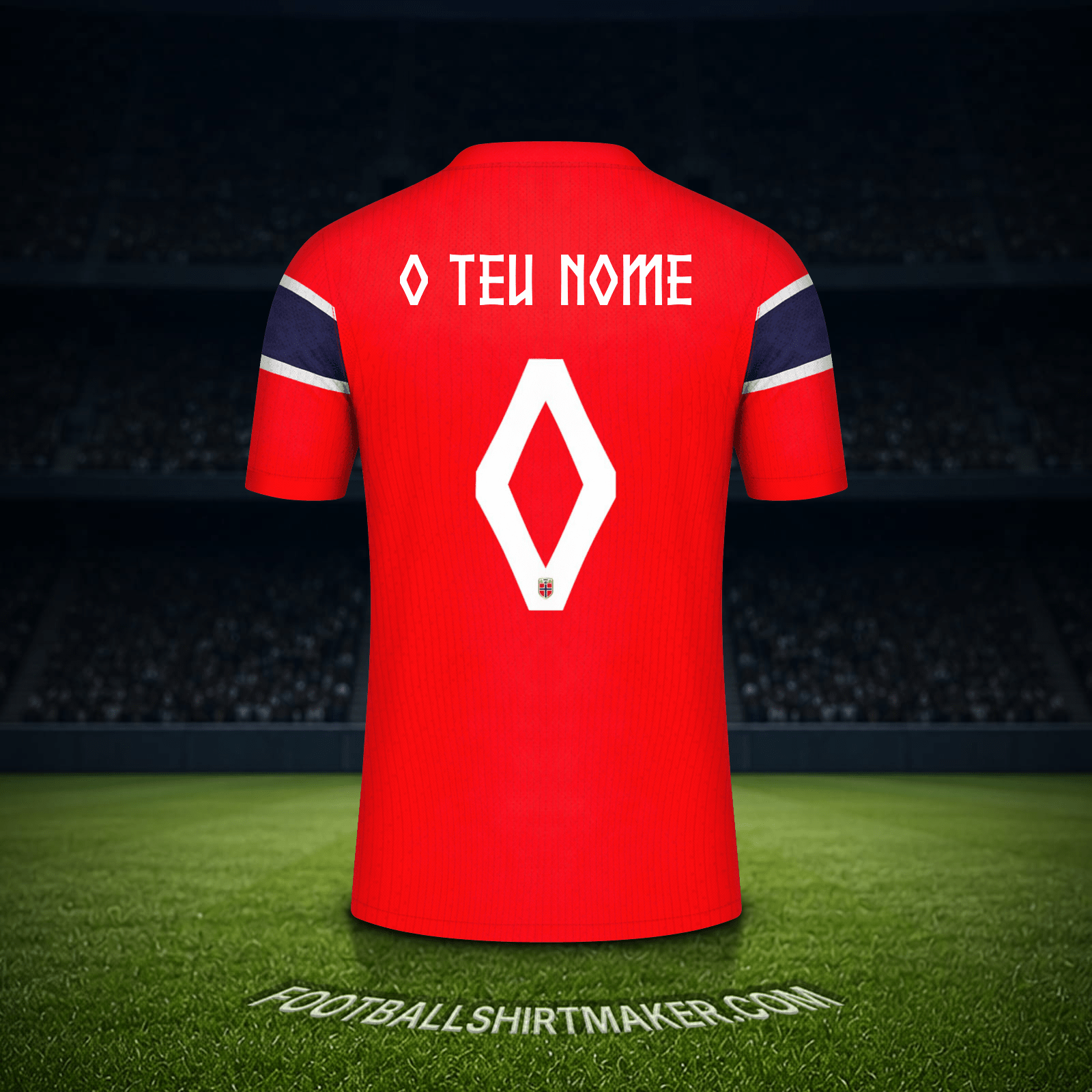 Camisola Noruega Copa do Mundo 2026 -  o teu nome - 0