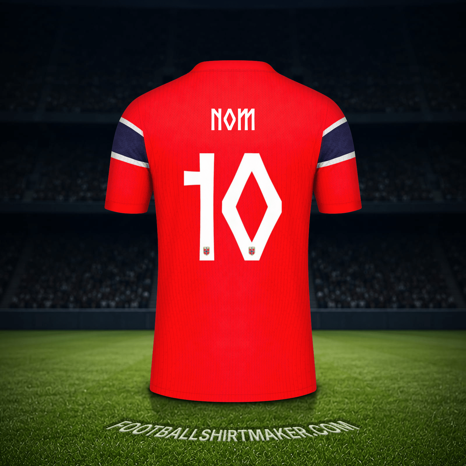 Maillot Norvège Coupe du monde 2026 -  nom - 10