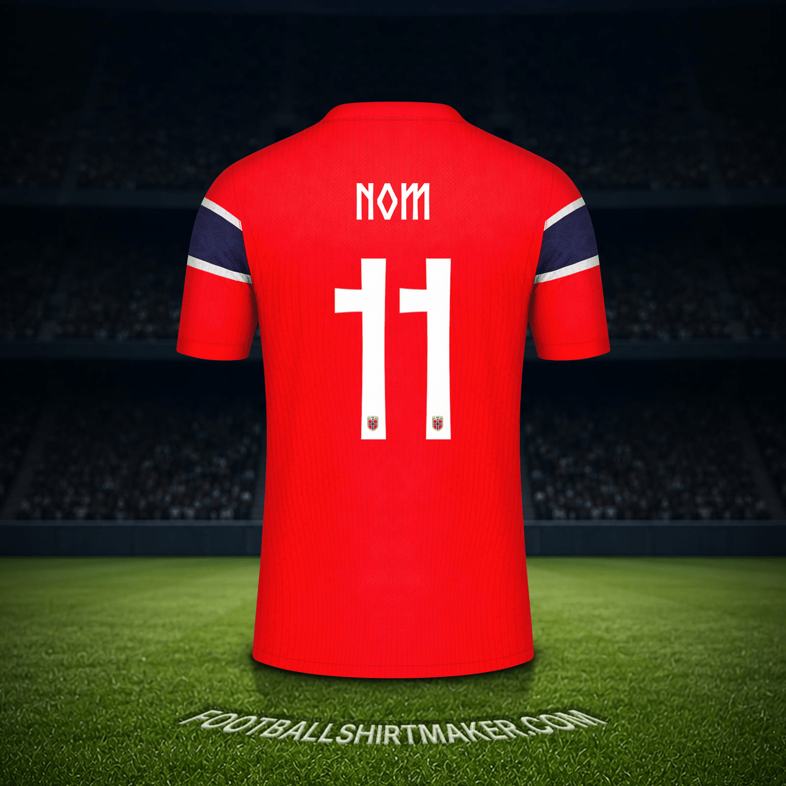 Maillot Norvège Coupe du monde 2026 -  nom - 11