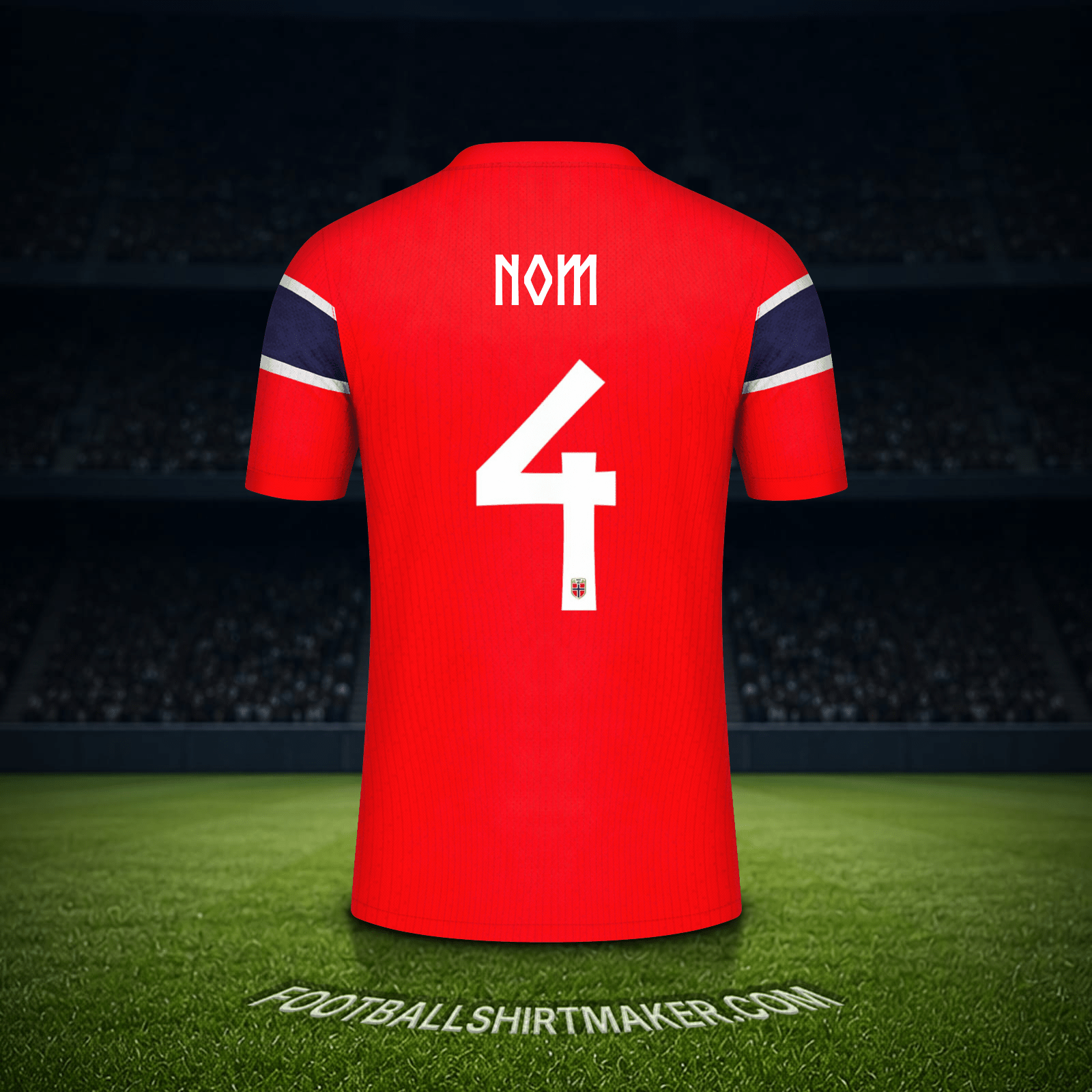 Maillot Norvège Coupe du monde 2026 -  nom - 4