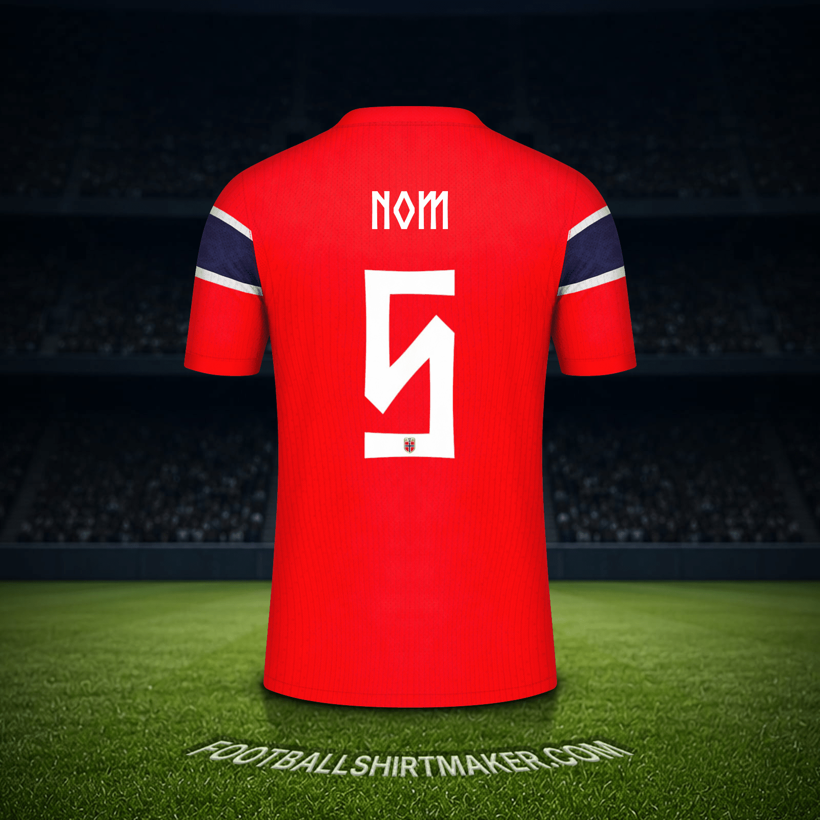 Maillot Norvège Coupe du monde 2026 -  nom - 5
