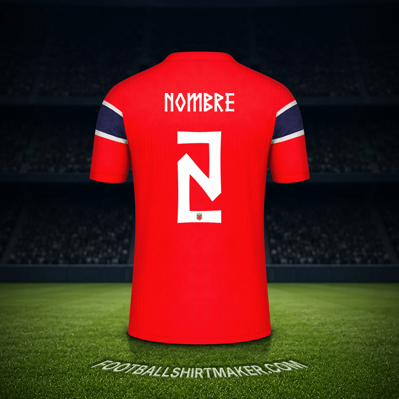Jersey Noruega Mundial 2026 -  nombre - 2