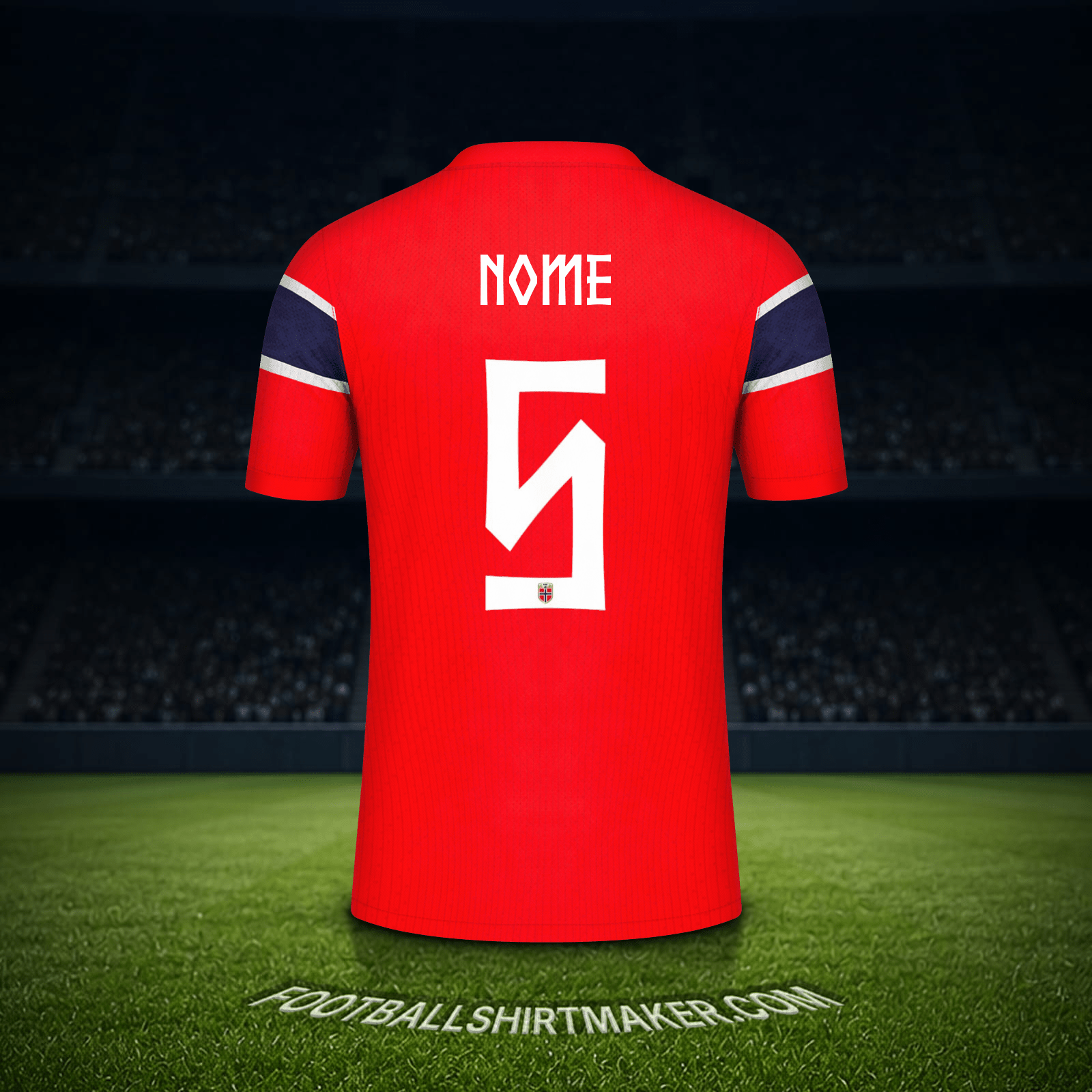 Camisola Noruega Copa do Mundo 2026 -  nome - 5