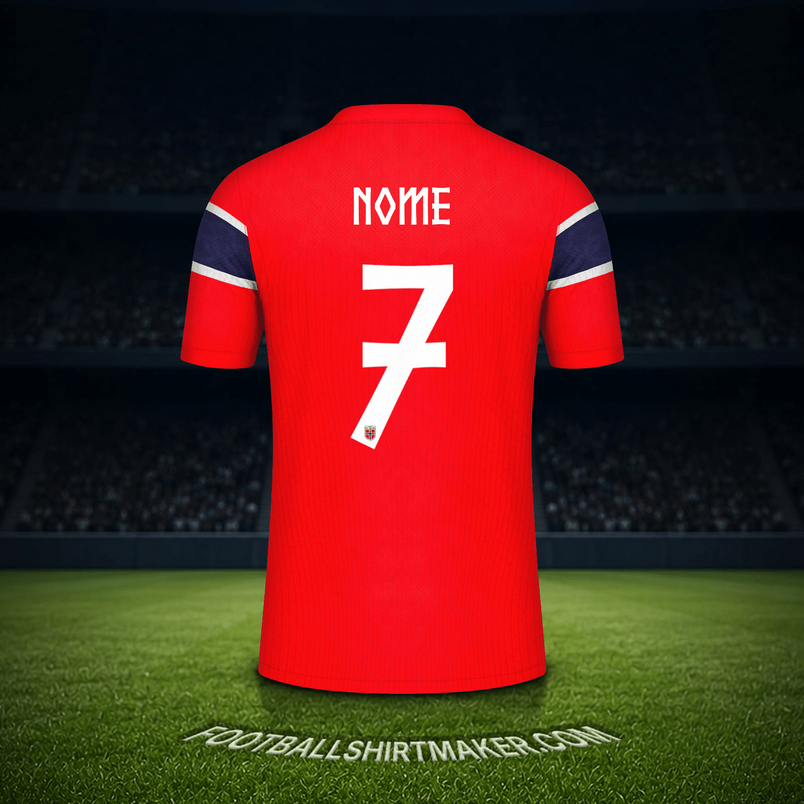 Camisola Noruega Copa do Mundo 2026 -  nome - 7