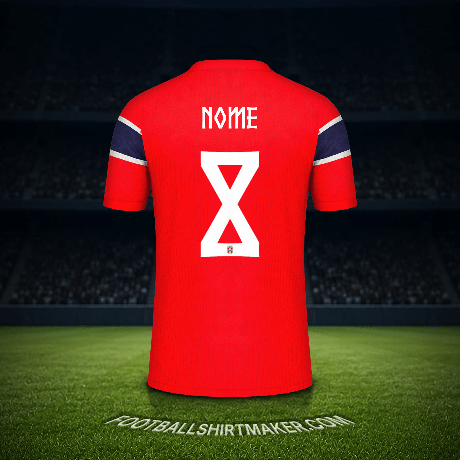 Camisa Noruega Copa do Mundo 2026 -  nome - 8