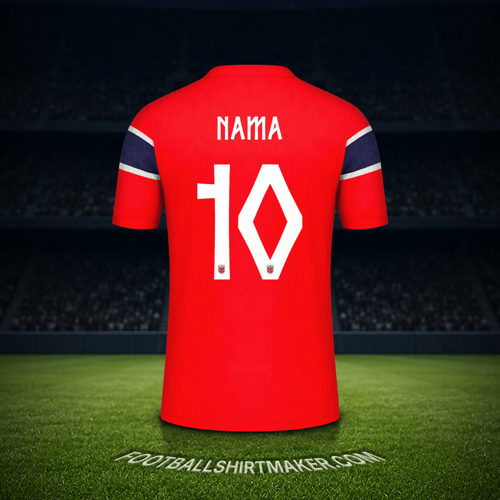Jersey Norwegia Piala Dunia 2026 -  nama - 10