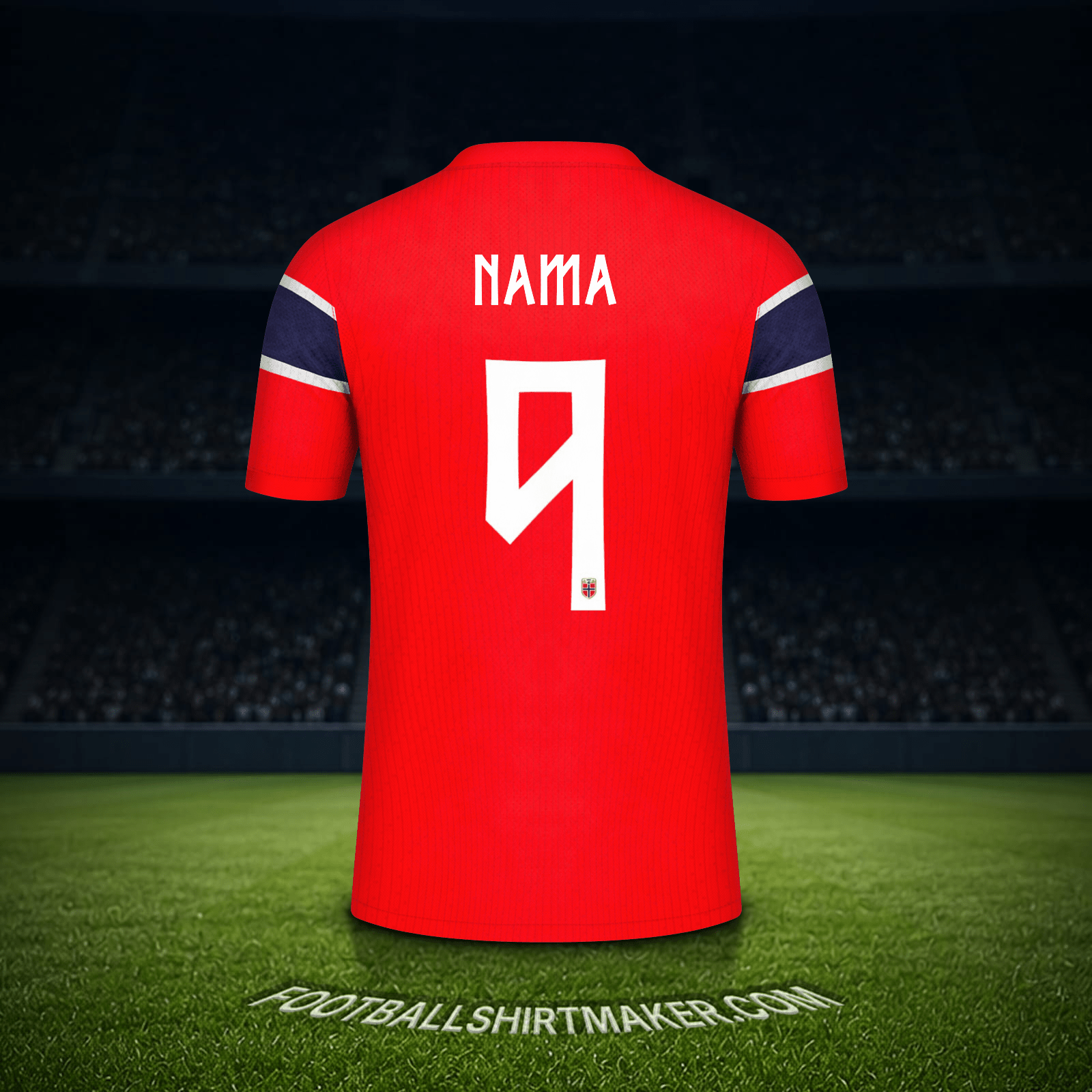 Jersey Norwegia Piala Dunia 2026 -  nama - 9