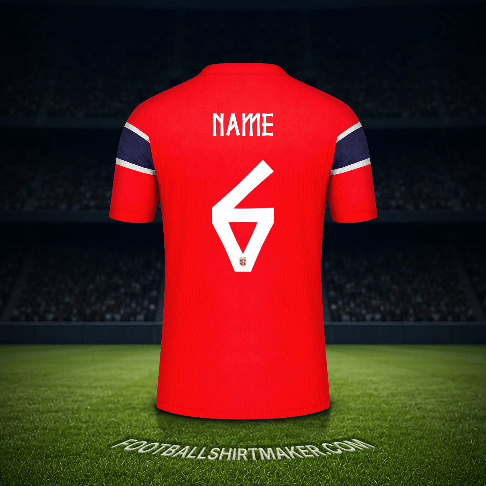 Trikot Norwegen Weltmeisterschaft 2026 -  name - 6