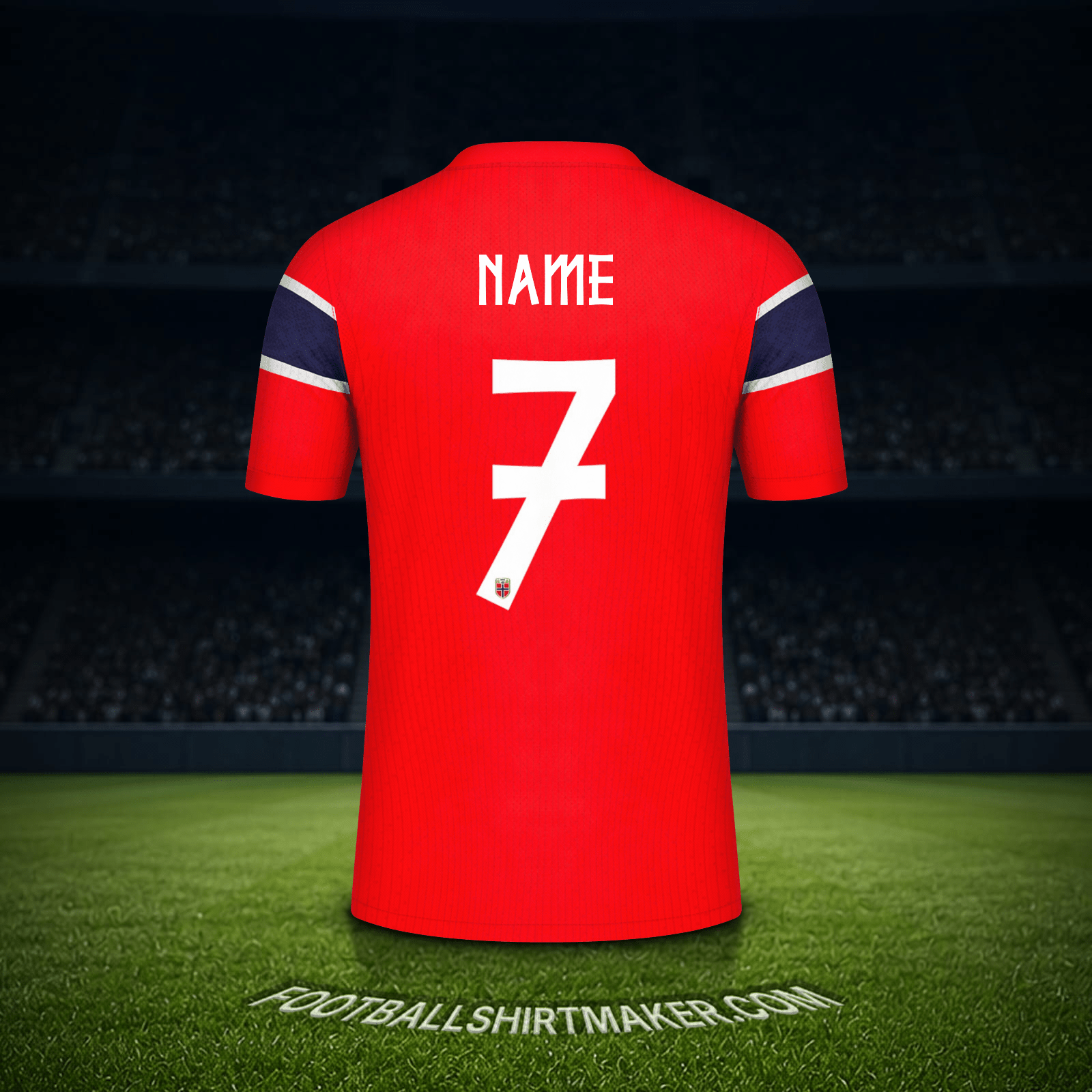 Trikot Norwegen Weltmeisterschaft 2026 -  name - 7