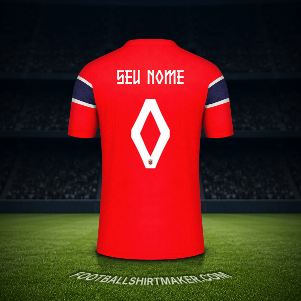 Camisa Noruega Copa do Mundo 2026 -  seu nome - 0